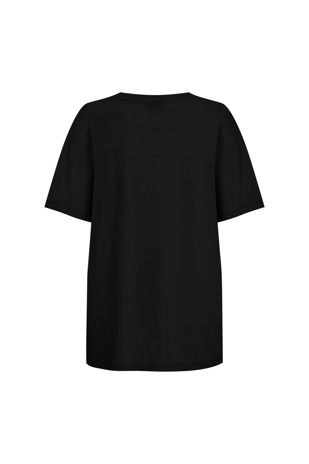 Damen Oversize T-Shirt mit Rundhals aus 100 % Baumwolle