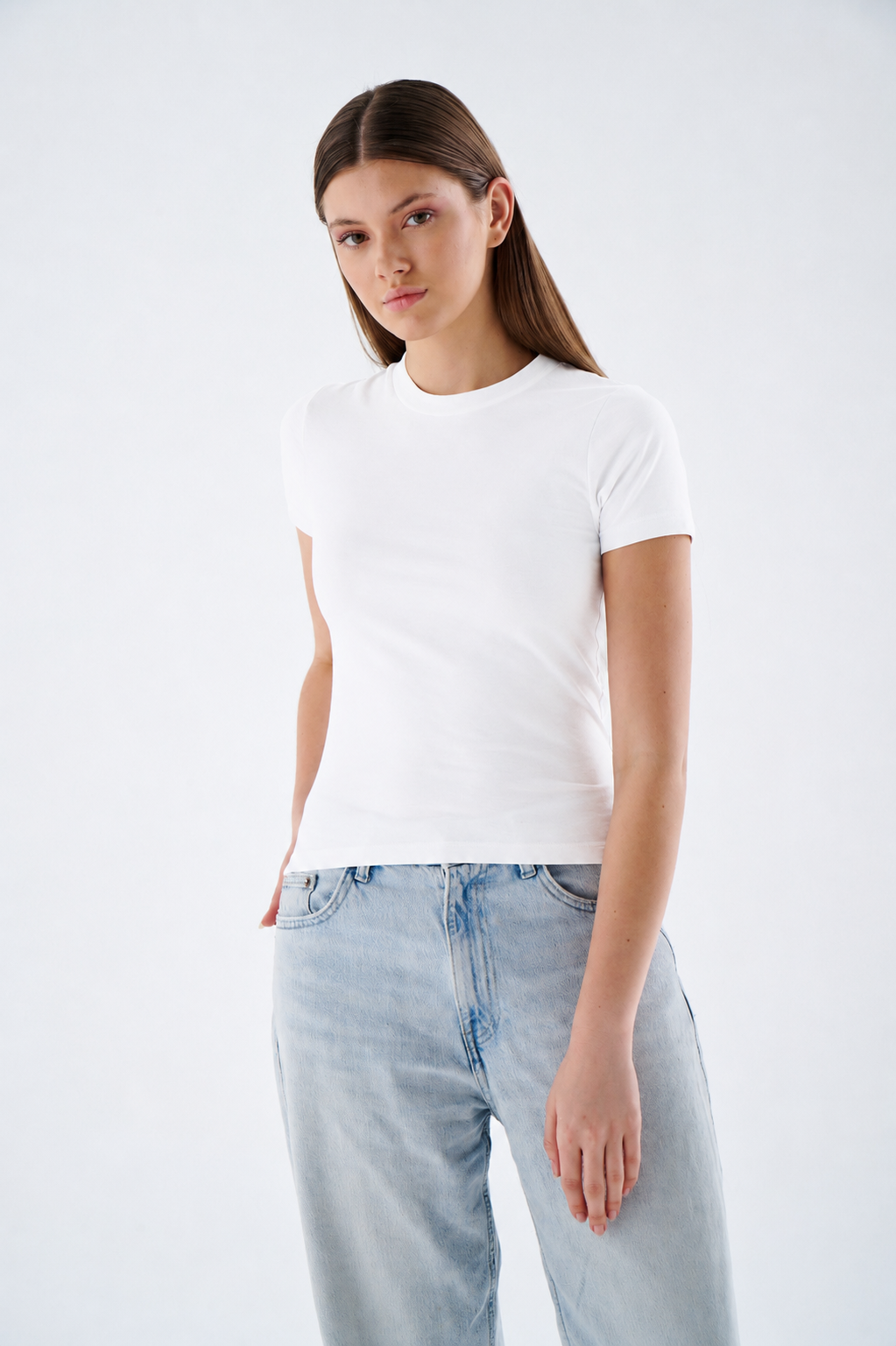 Damen Rundhals T-Shirt