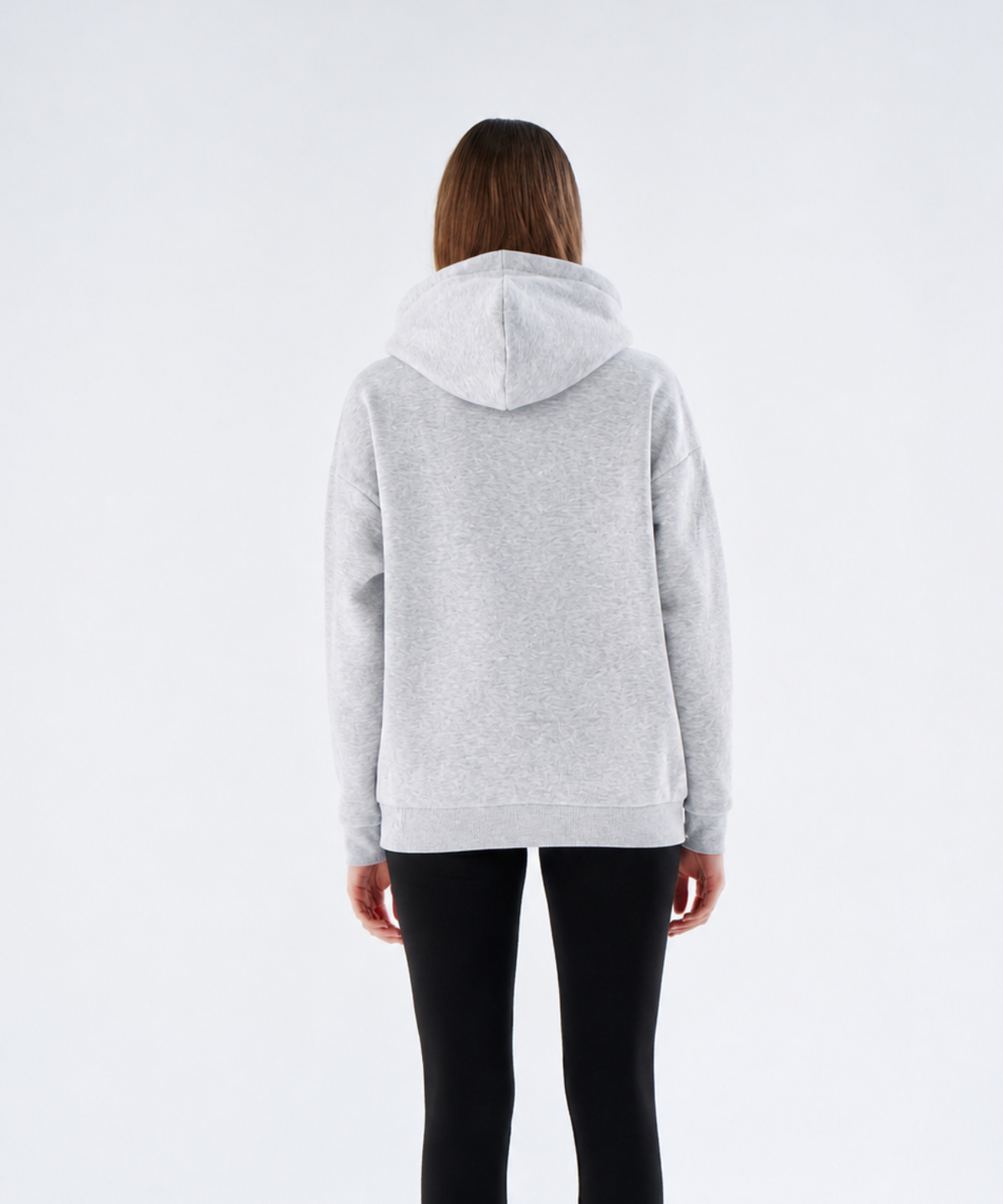 Damen Heavyweight Zip Hoodie aus Baumwollmix