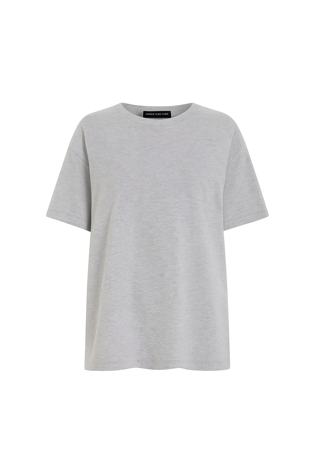 Damen Oversize T-Shirt mit Rundhals aus 100 % Baumwolle