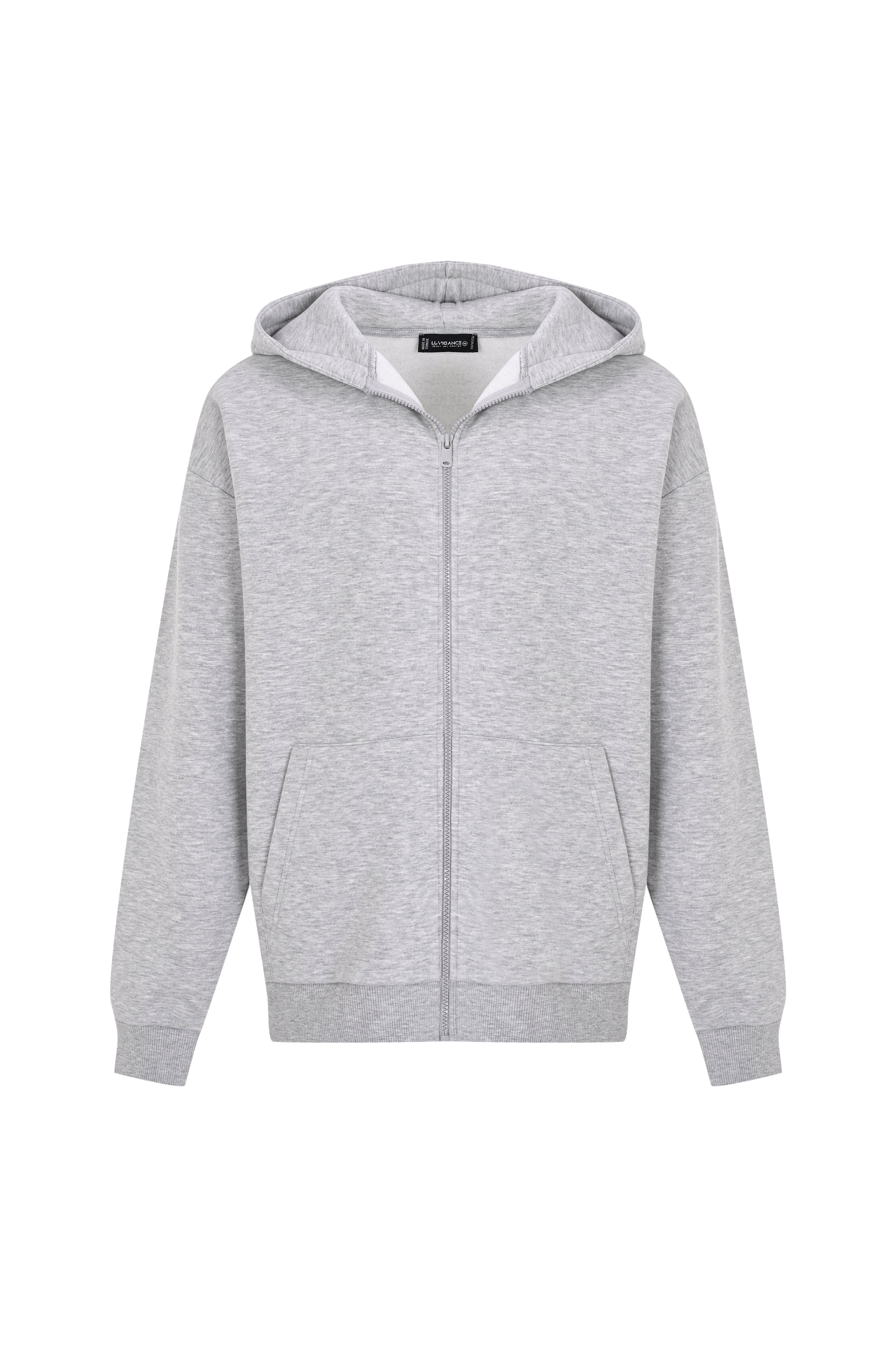 Damen Heavyweight Zip Hoodie aus Baumwollmix