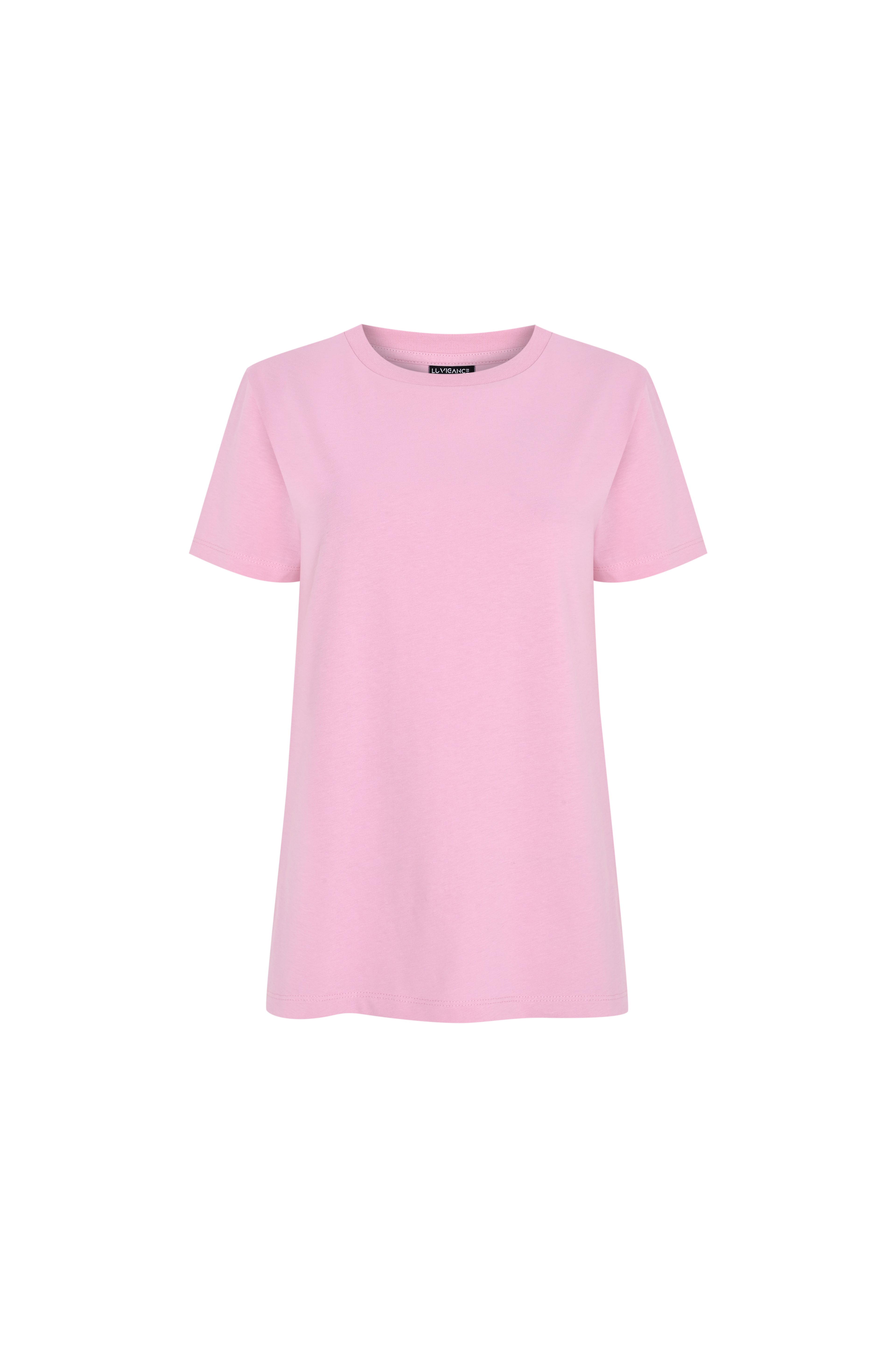 Damen Basic T-Shirt mit Rundhals