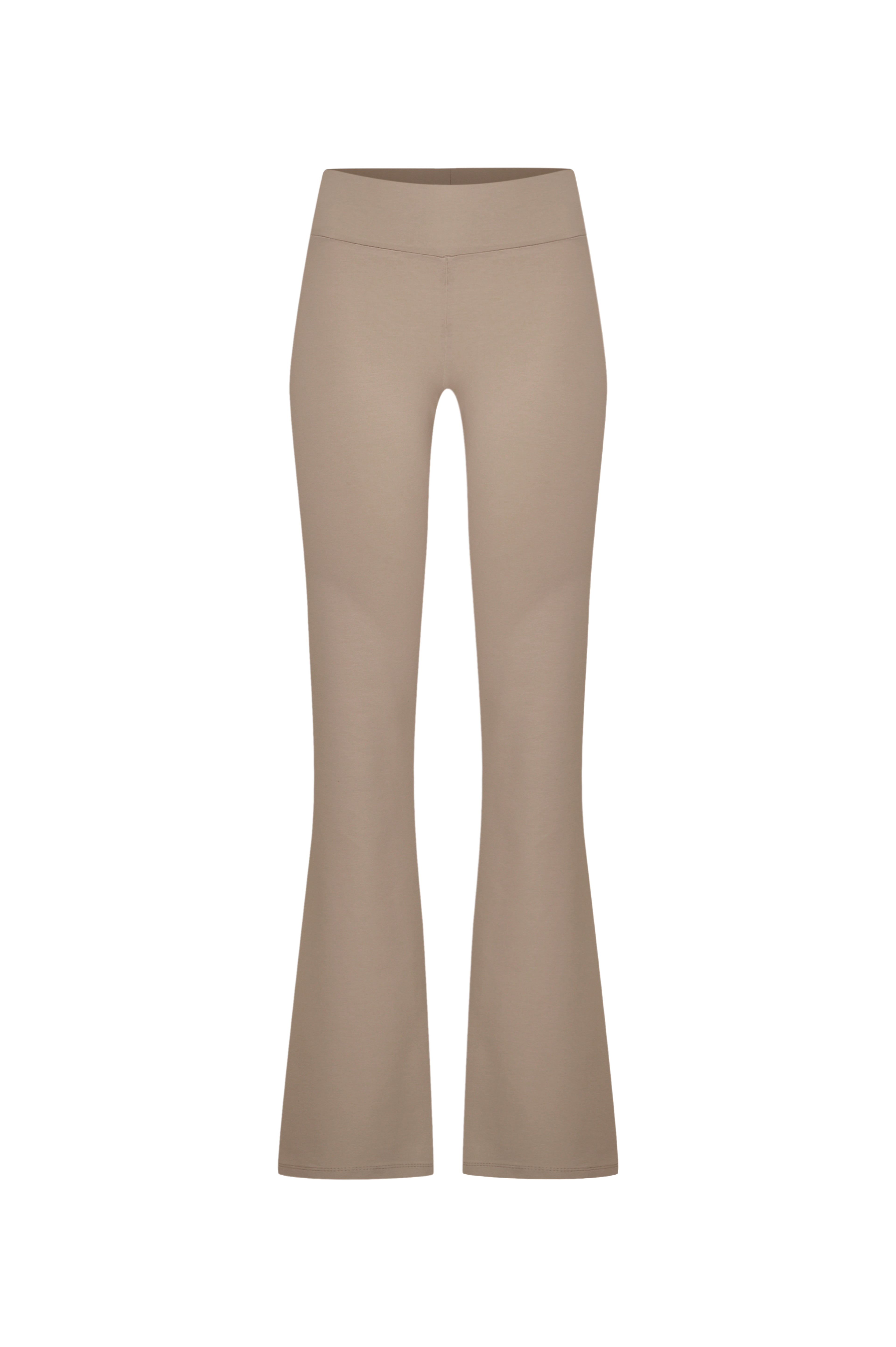 Damen Bootcut Hose aus Baumwollmix mit leichtem Schlag