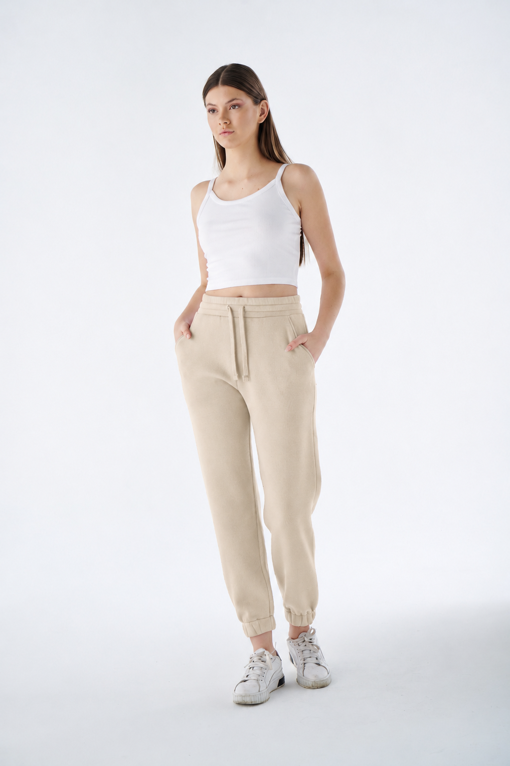 Damen Heavyweight Jogginghose aus Baumwollmix