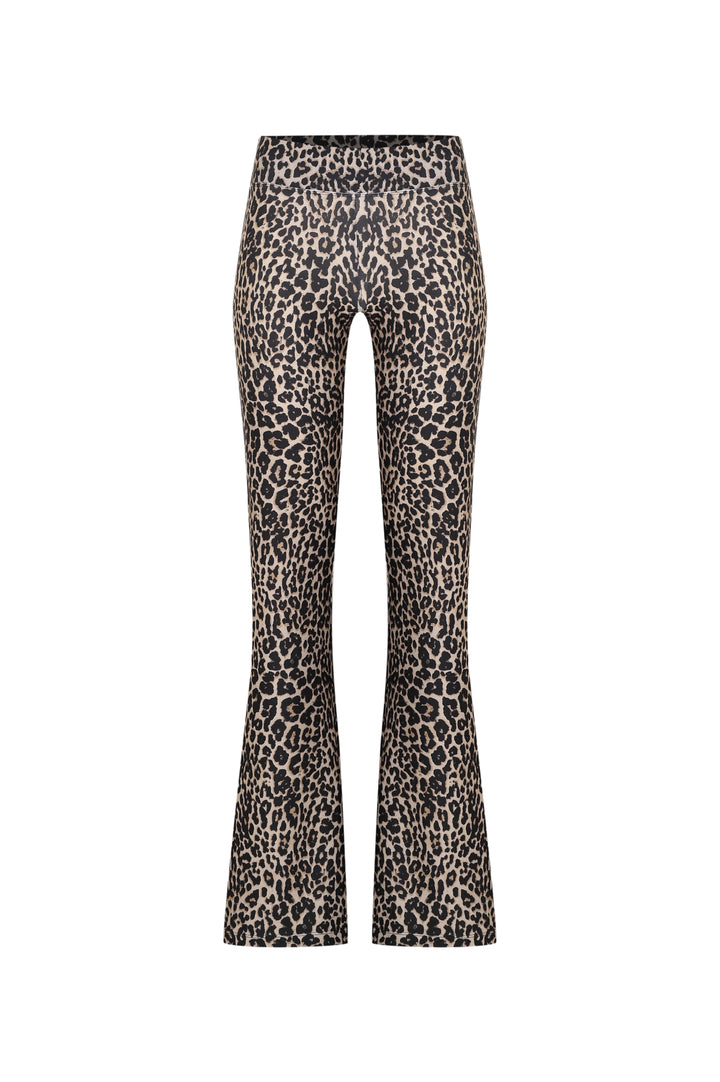 Damen Bootcut Hose aus Baumwollmix mit leichtem Schlag