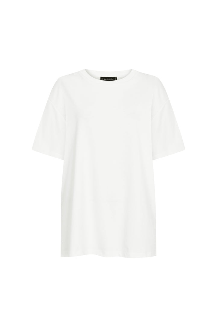 Damen Oversize T-Shirt mit Rundhals aus 100 % Baumwolle