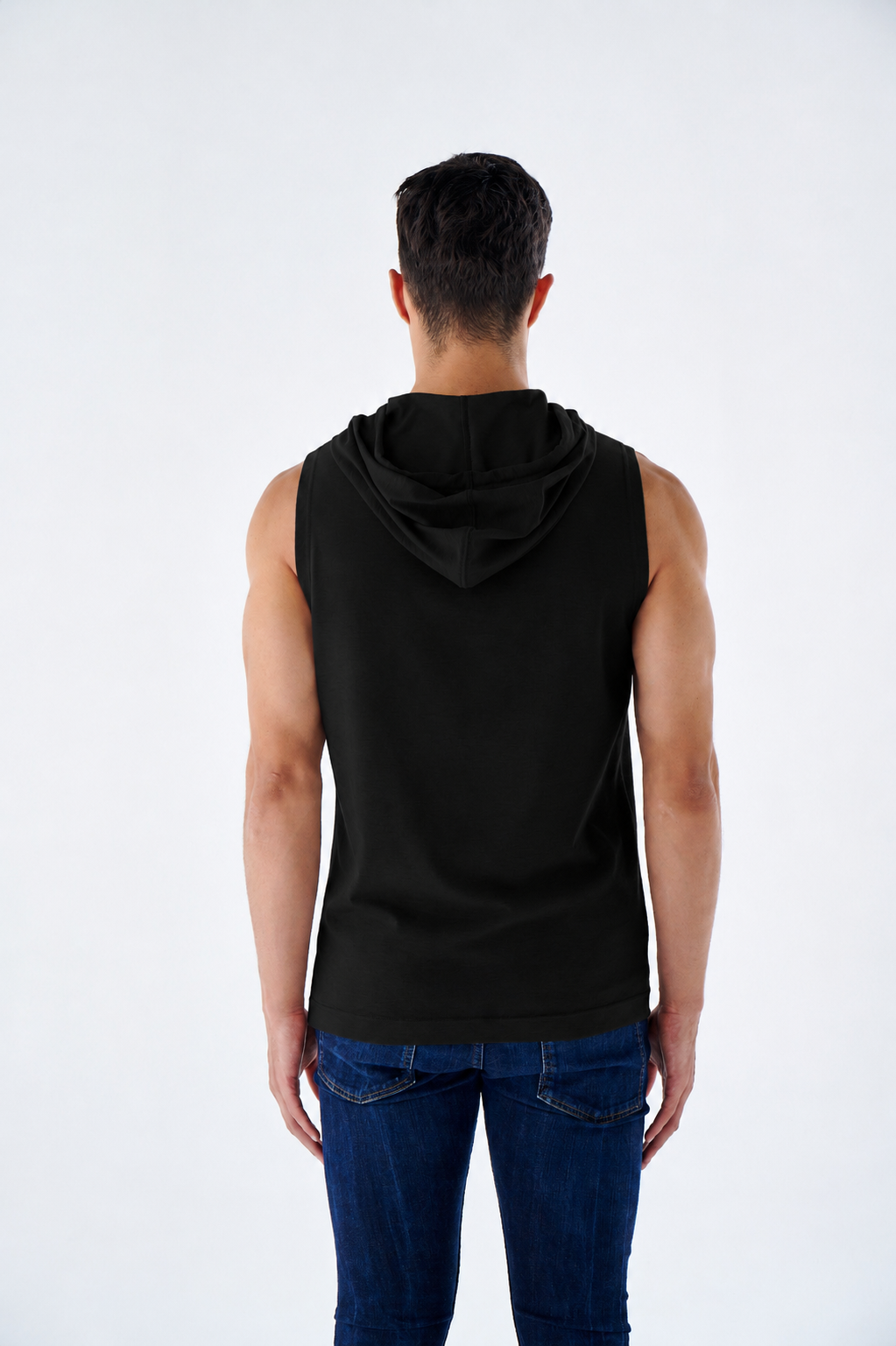 Herren Muskel Hoodie ärmellos – Gym Tanktop