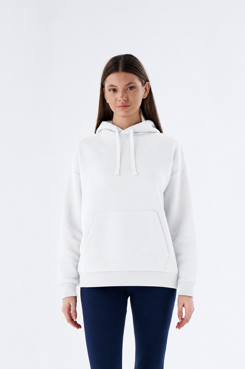 Damen Heavyweight Hoodie aus Baumwollmix mit Kapuze