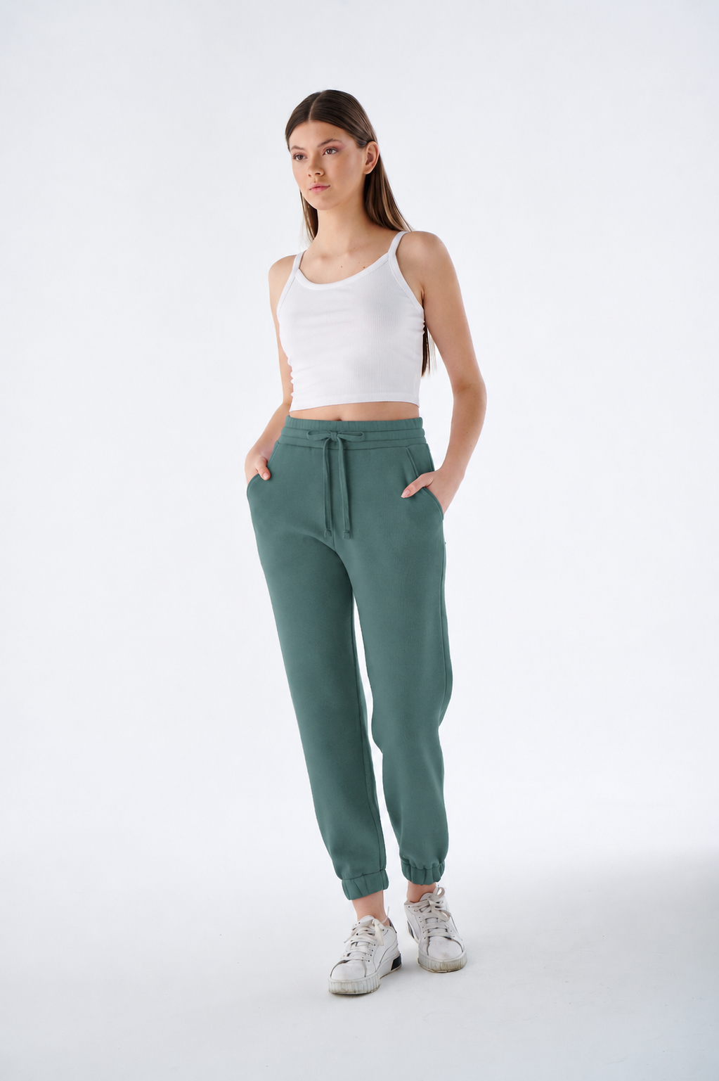 Damen Heavyweight Jogginghose aus Baumwollmix