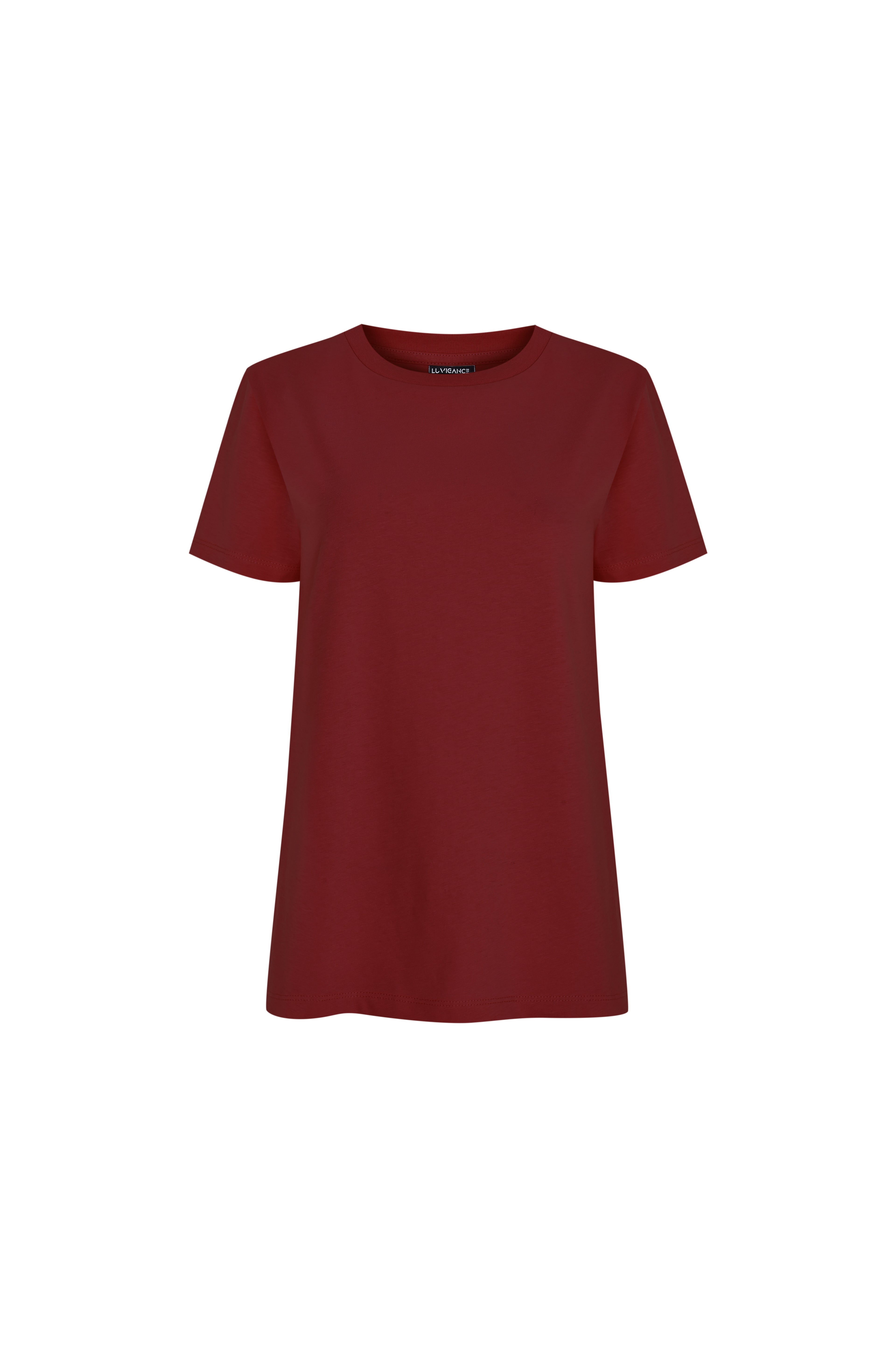 Damen Basic T-Shirt mit Rundhals