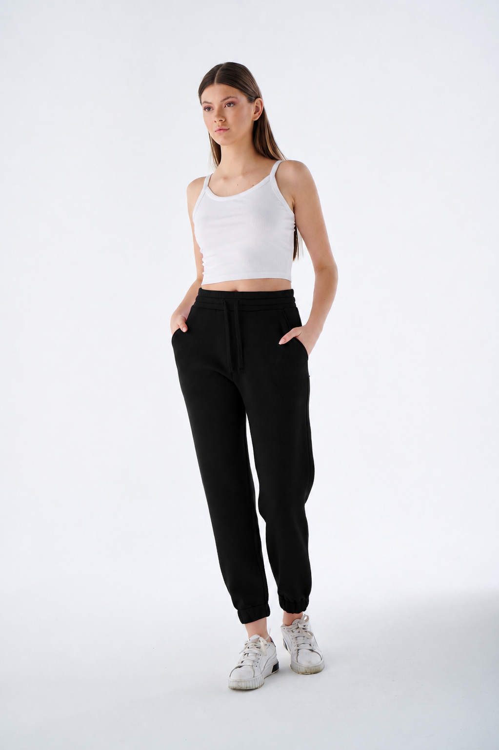 Damen Heavyweight Jogginghose aus Baumwollmix