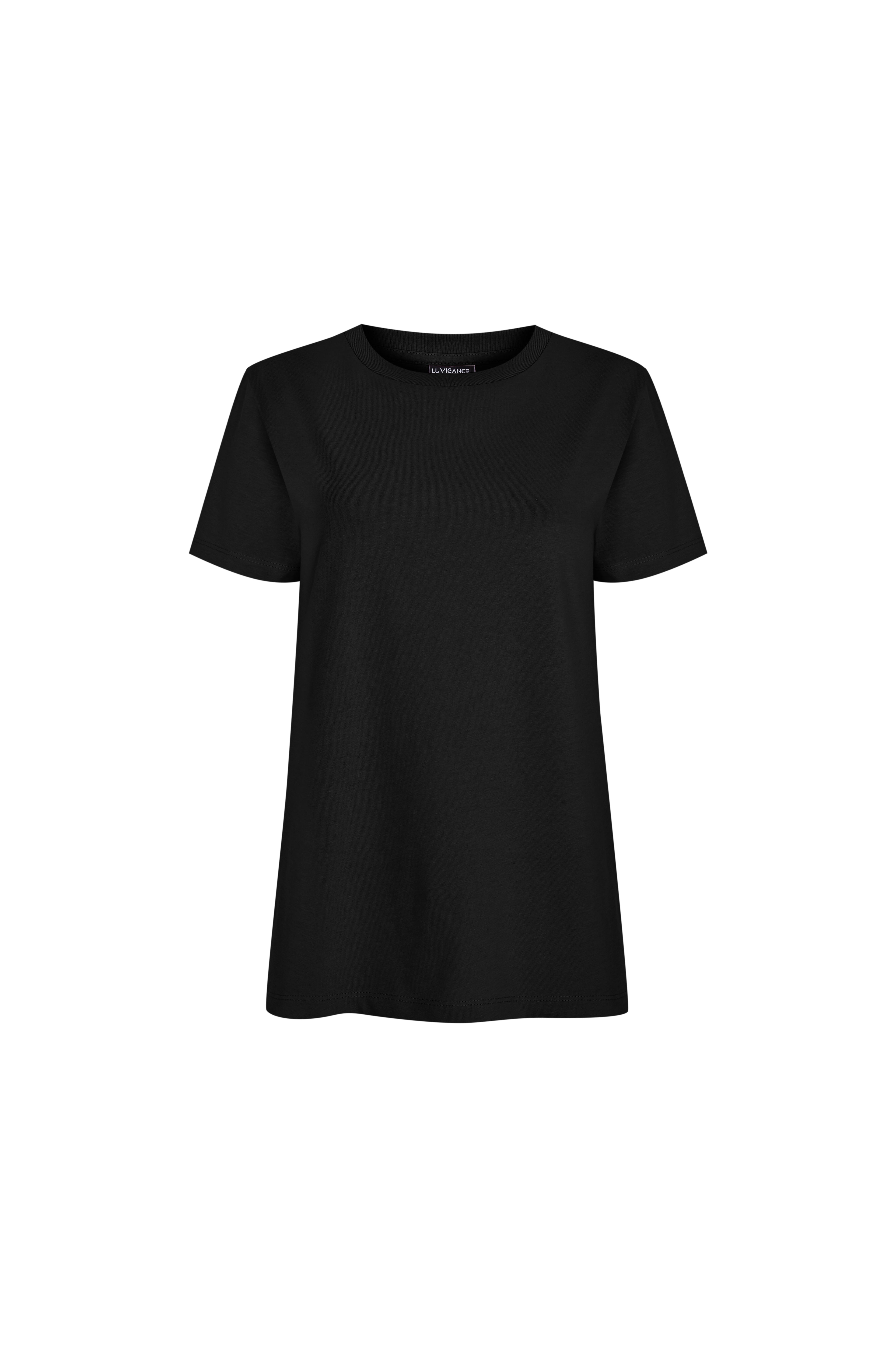 Damen Basic T-Shirt mit Rundhals