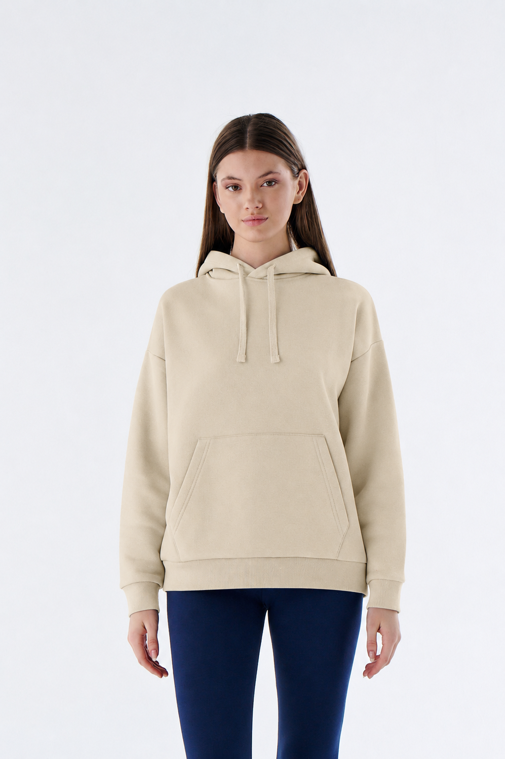 Damen Heavyweight Hoodie aus Baumwollmix mit Kapuze
