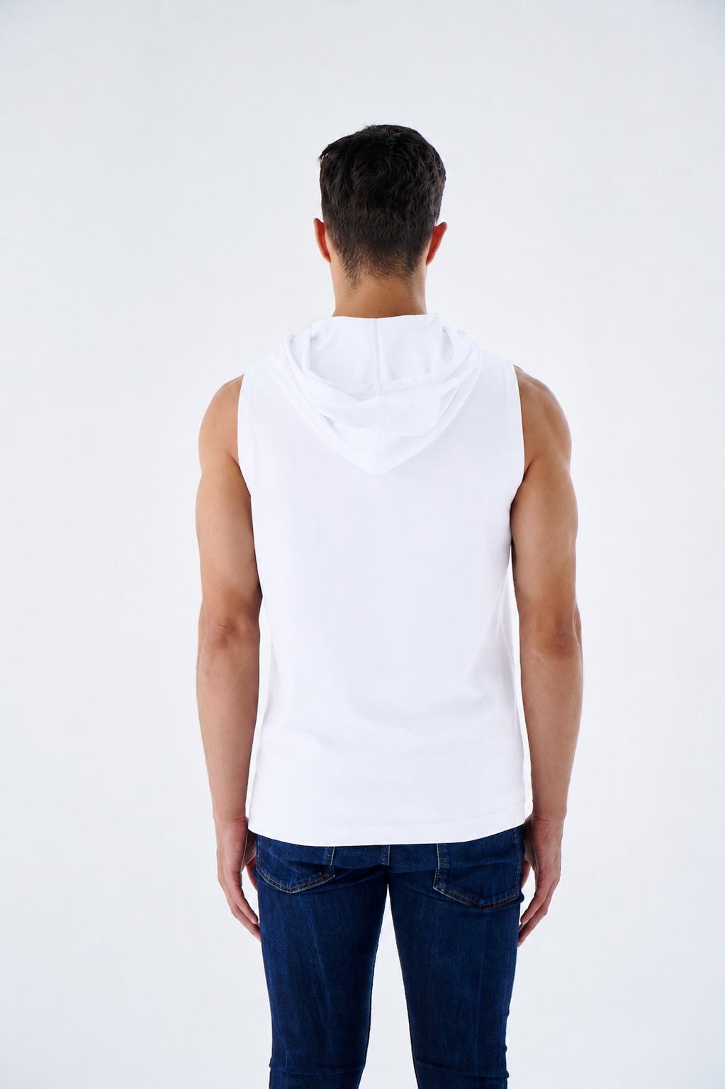 Herren Muskel Hoodie ärmellos – Gym Tanktop