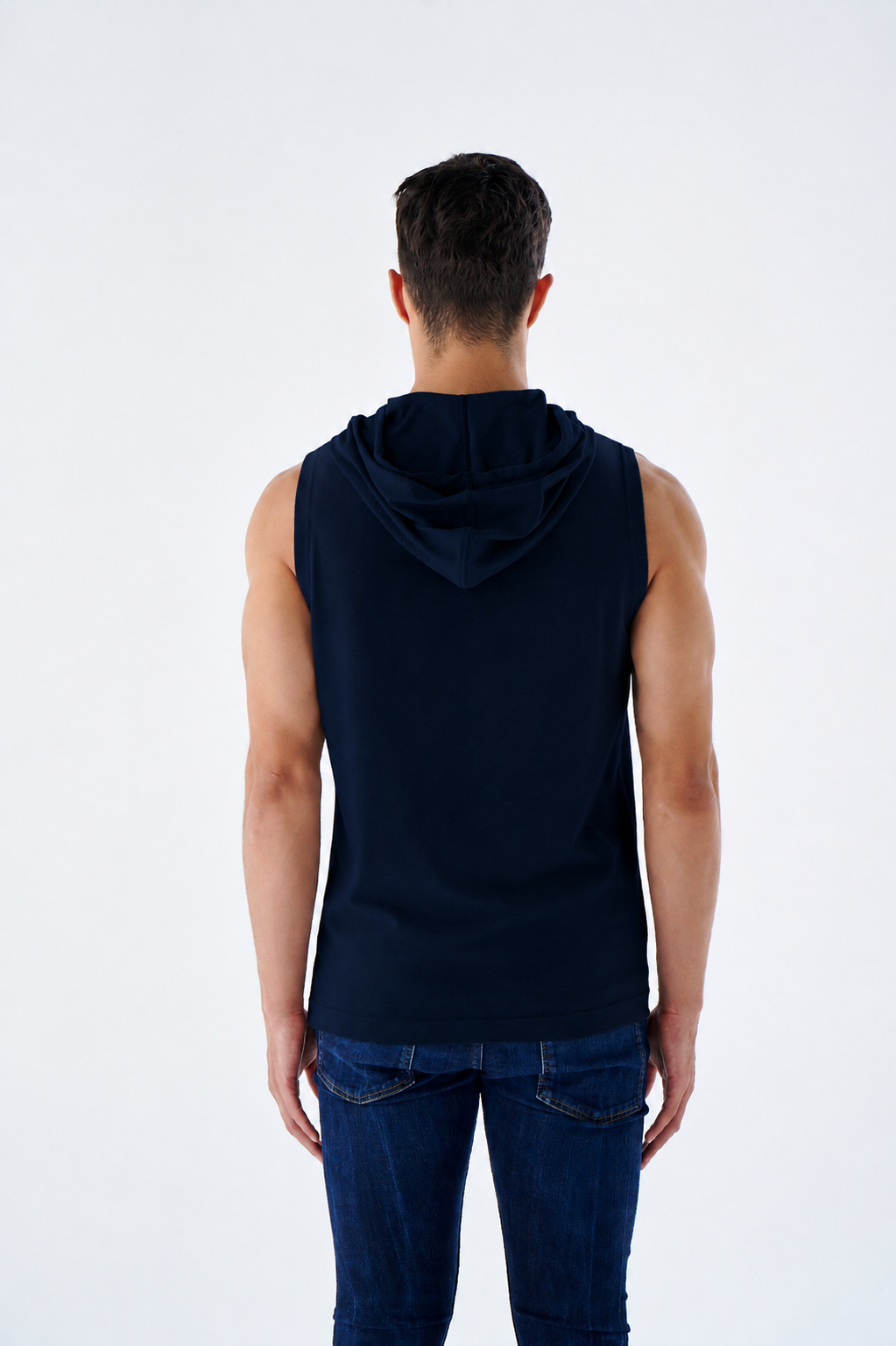 Herren Muskel Hoodie ärmellos – Gym Tanktop