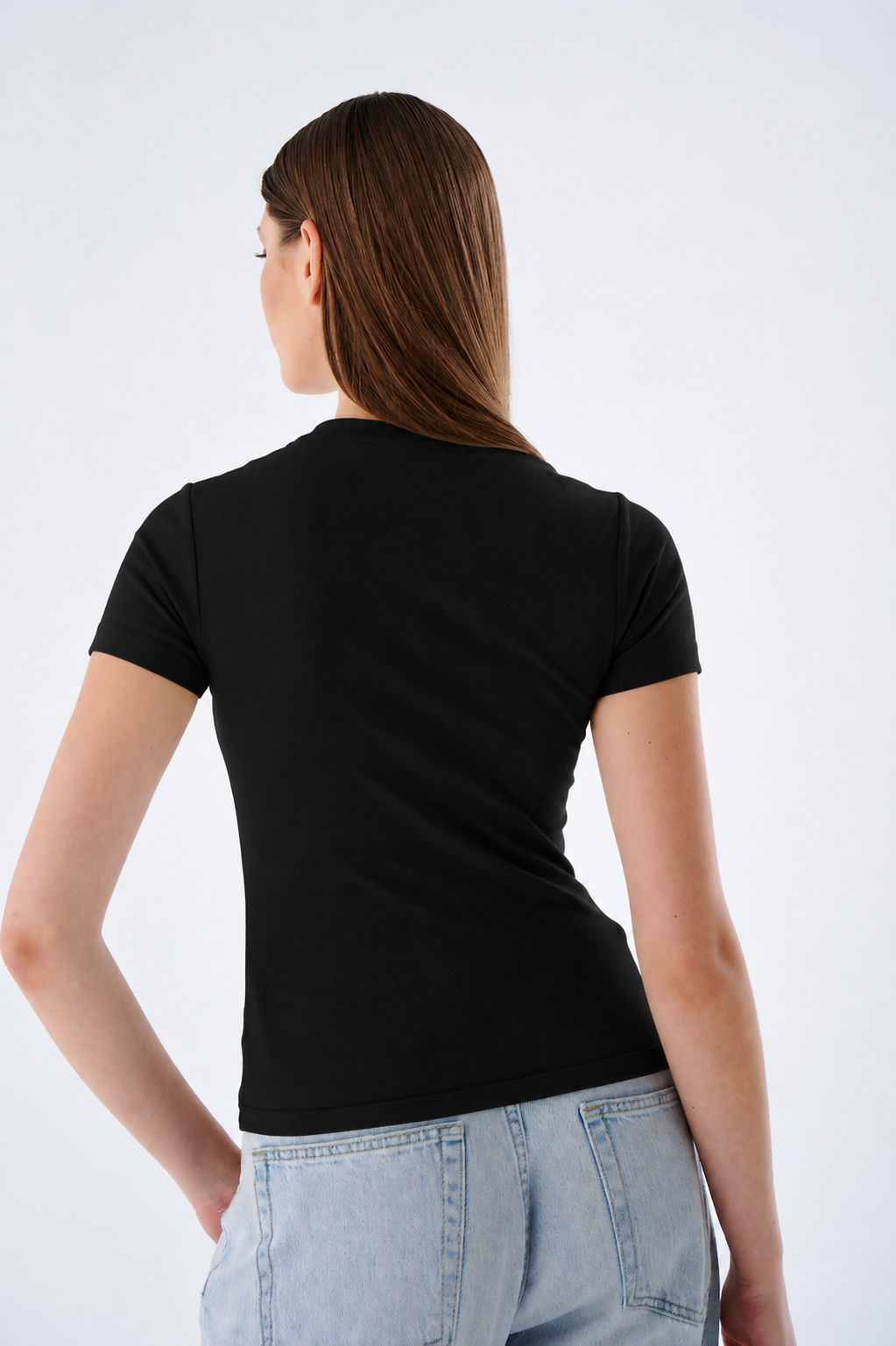 Damen Rundhals T-Shirt