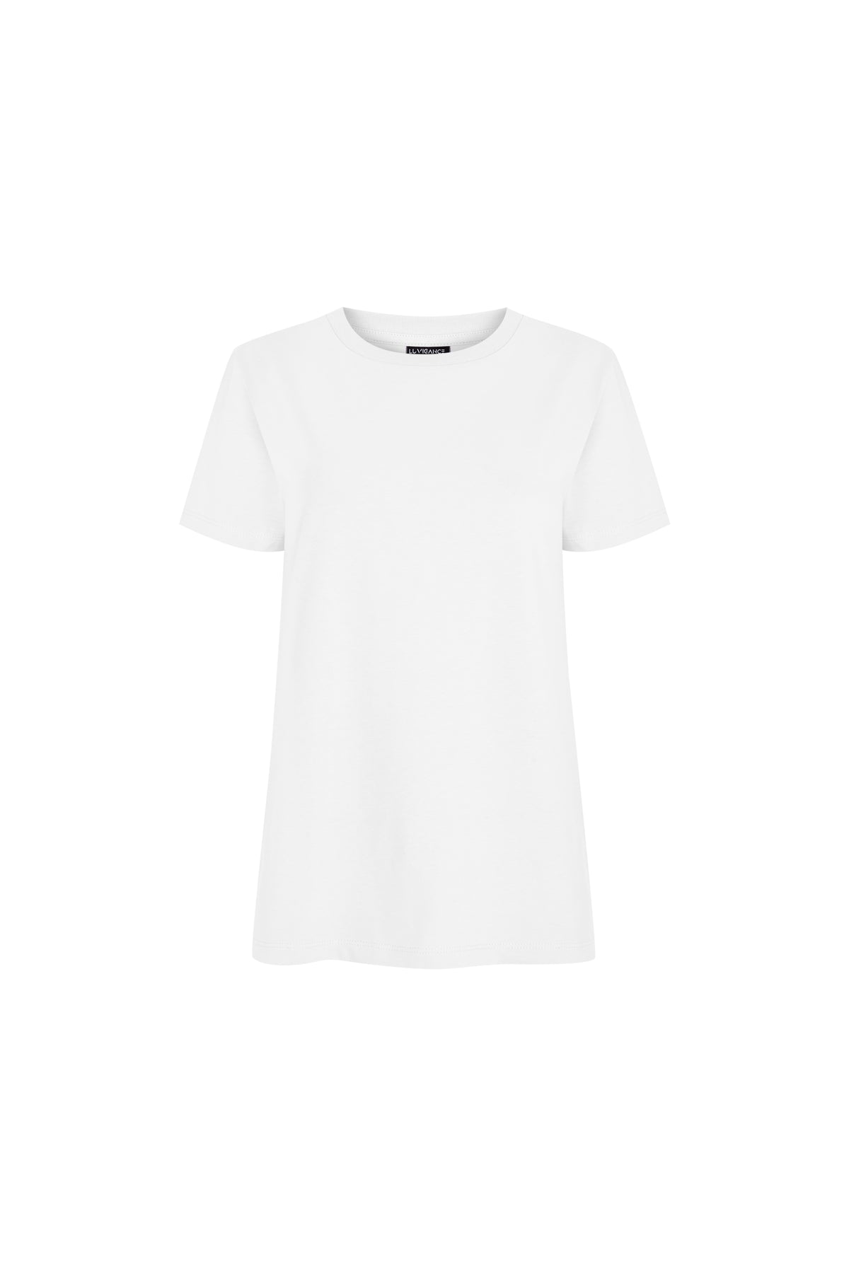 Damen Basic T-Shirt mit Rundhals