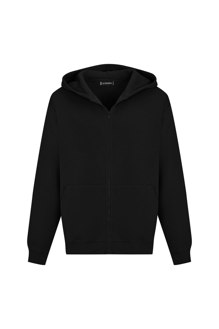 Damen Heavyweight Zip Hoodie aus Baumwollmix