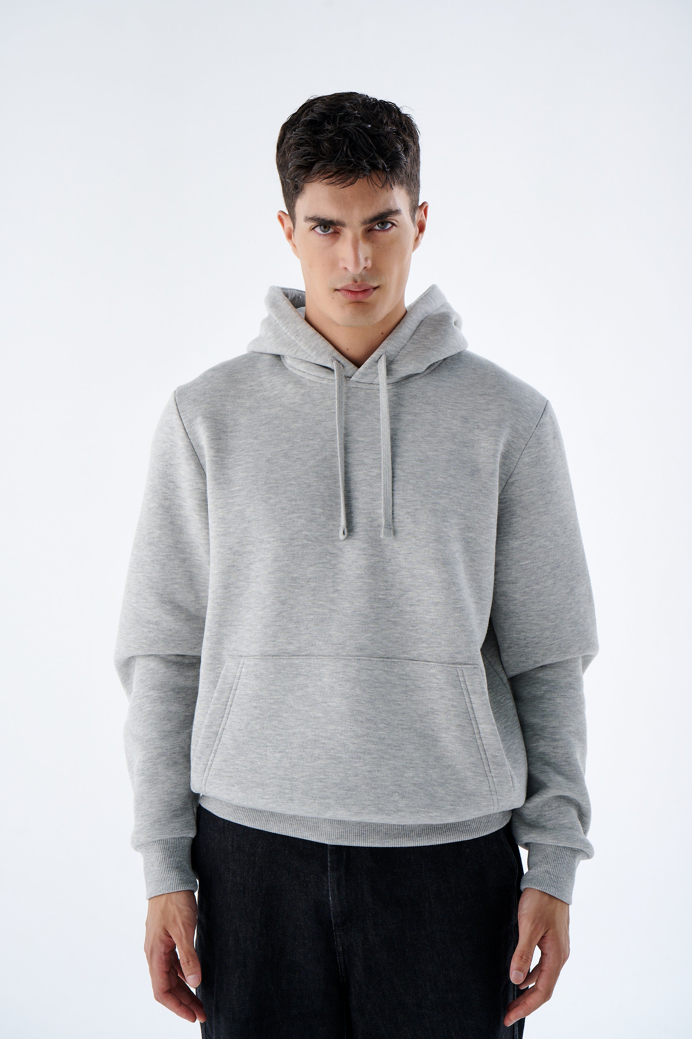 Herren Heavyweight Hoodie aus Baumwollmix mit Kapuze