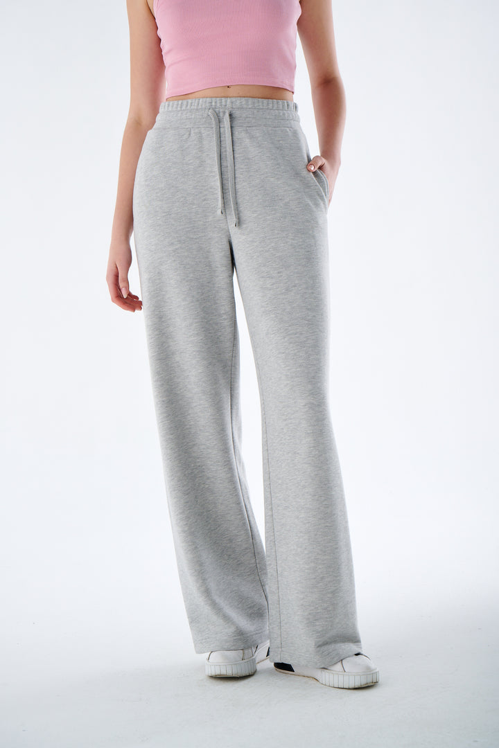 Damen High Waist Heavyweight Jogginghose aus Baumwollmix