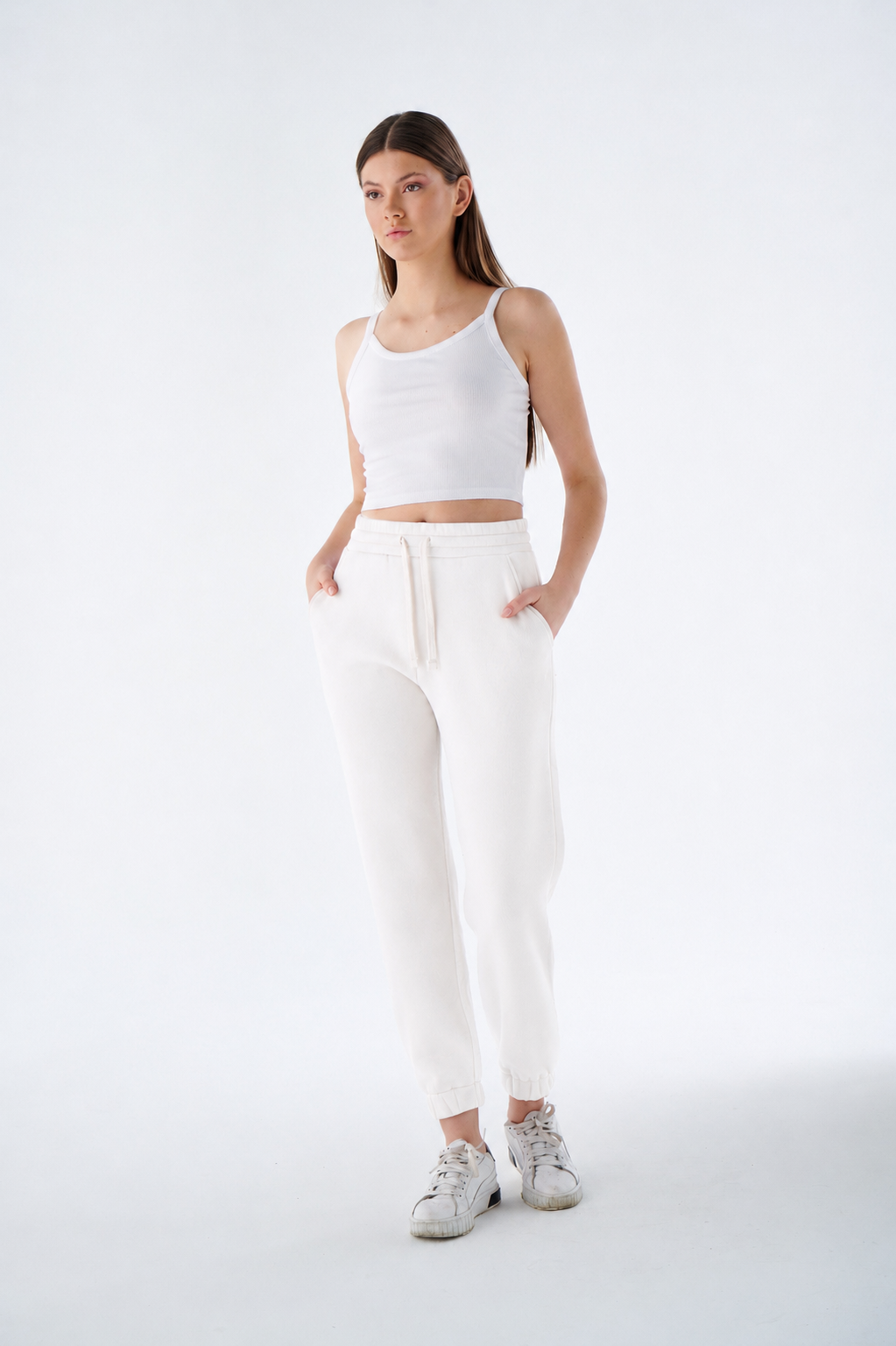 Damen Heavyweight Jogginghose aus Baumwollmix