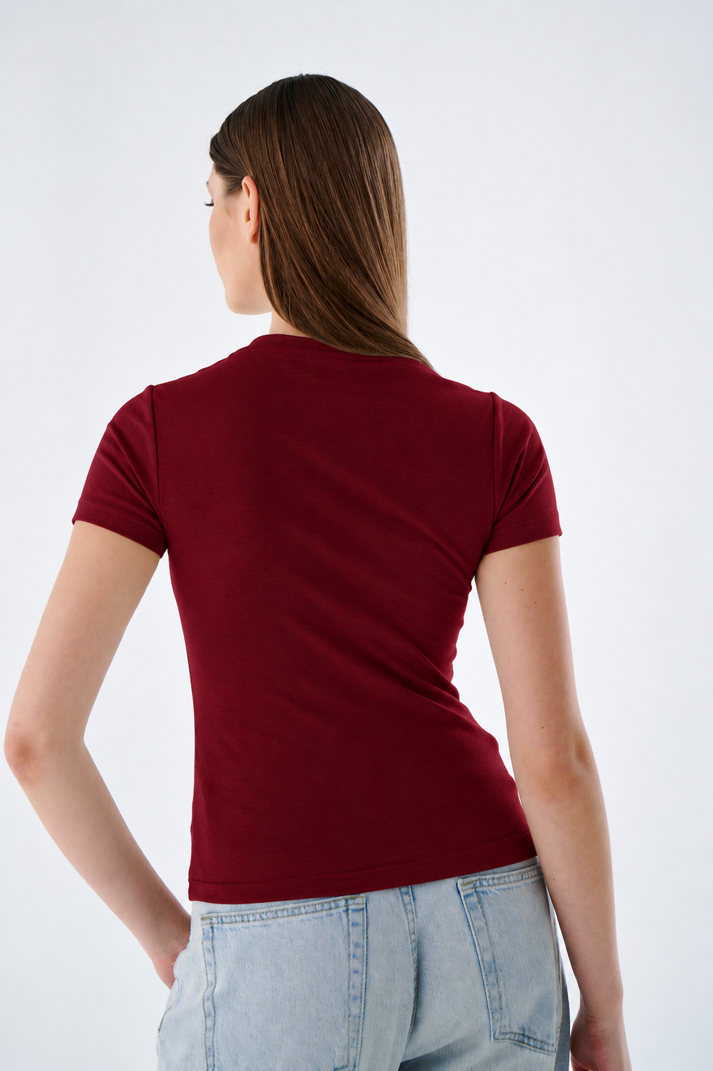 Damen Rundhals T-Shirt
