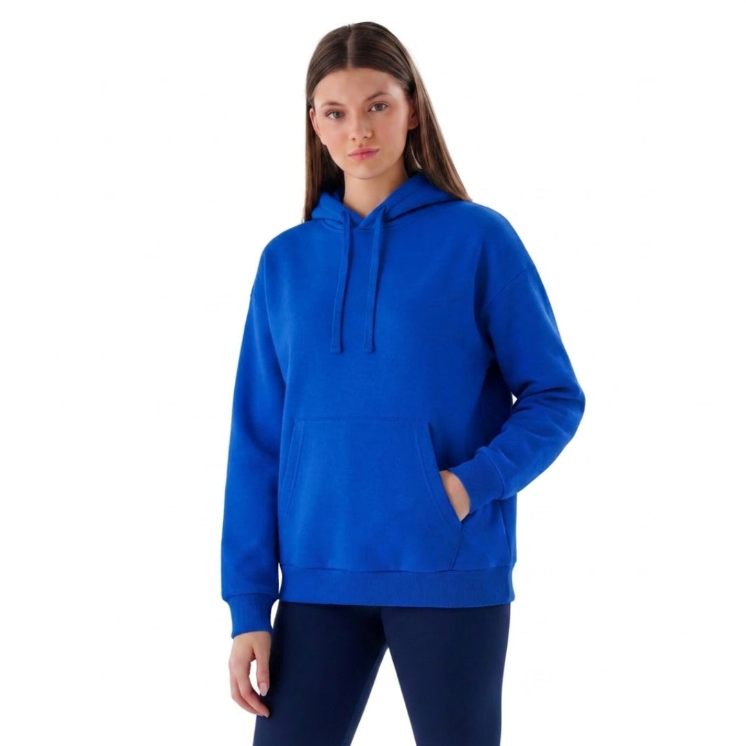 Damen Heavyweight Hoodie aus Baumwollmix mit Kapuze