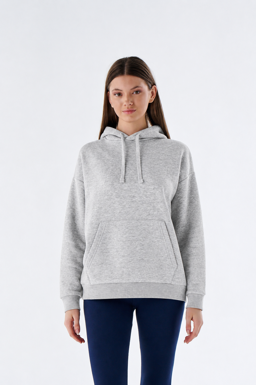 Damen Heavyweight Hoodie aus Baumwollmix mit Kapuze