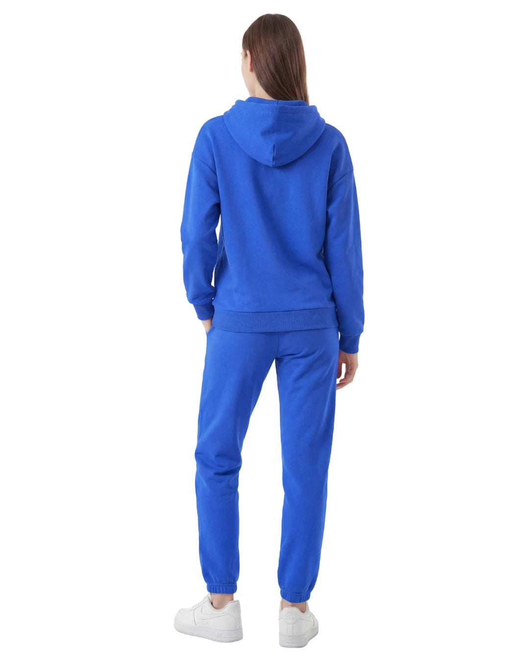 Damen Jogginganzug Set – Hoodie & Jogginghose aus Baumwollmix