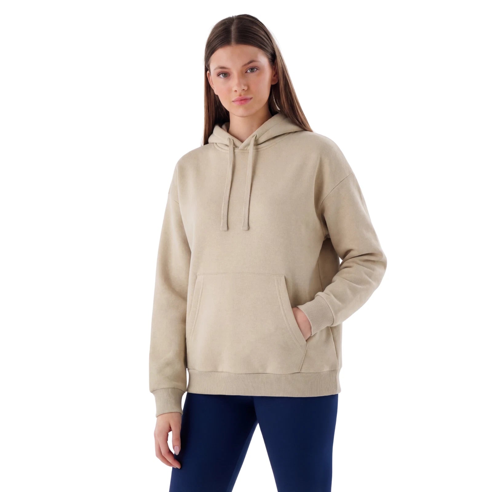 Damen Heavyweight Hoodie aus Baumwollmix mit Kapuze
