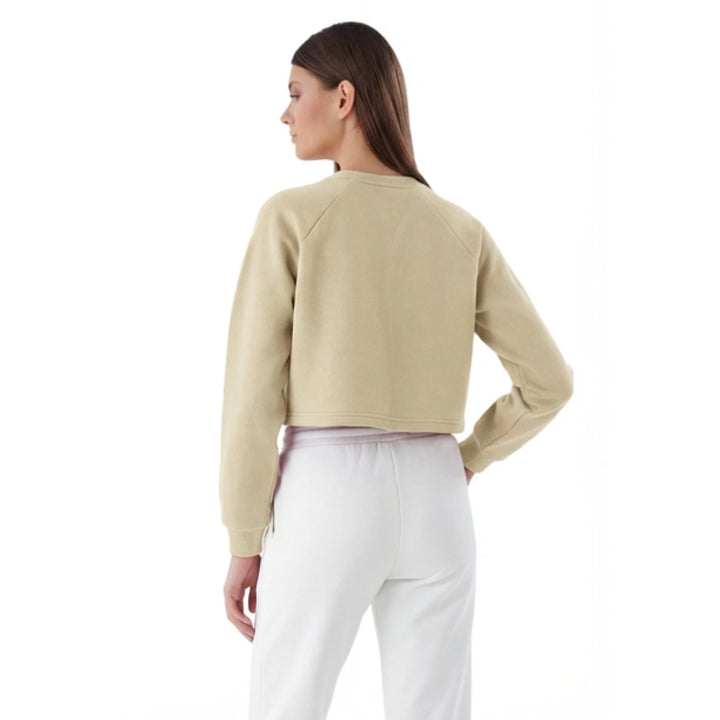Damen Heavyweight Crop Sweatshirt aus Baumwollmix