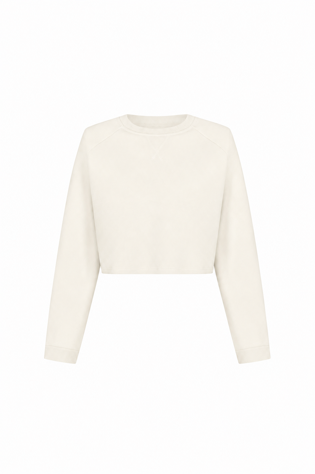 Damen Heavyweight Crop Sweatshirt aus Baumwollmix