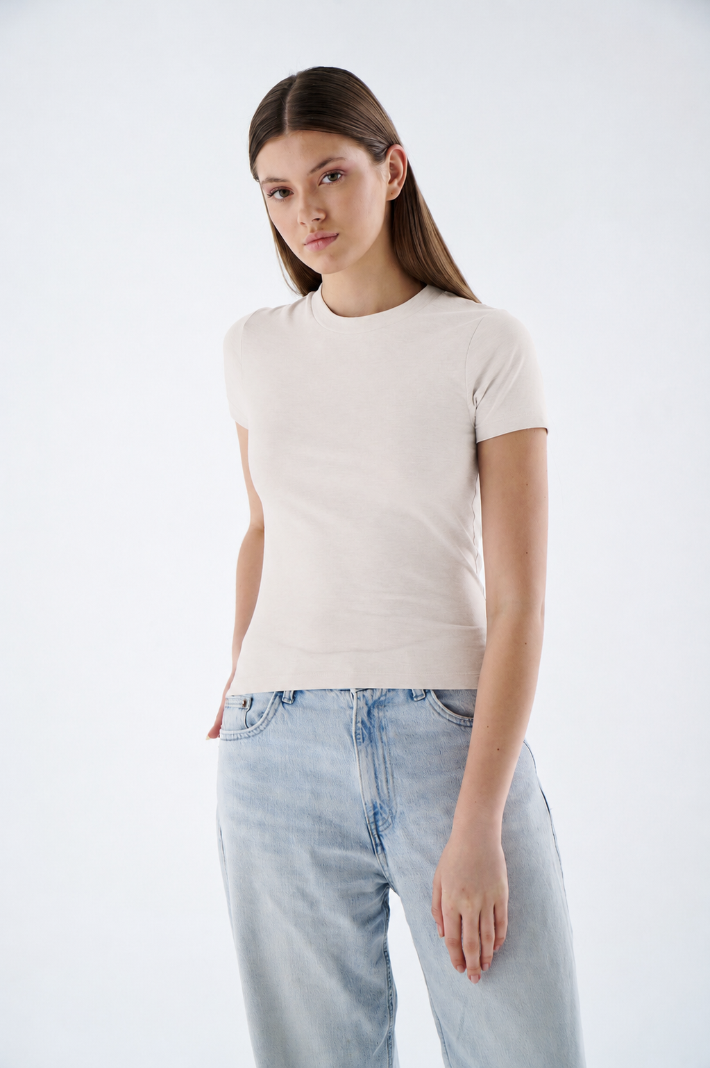 Damen Rundhals T-Shirt
