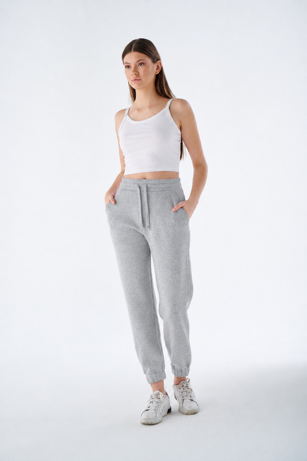 Damen Heavyweight Jogginghose aus Baumwollmix