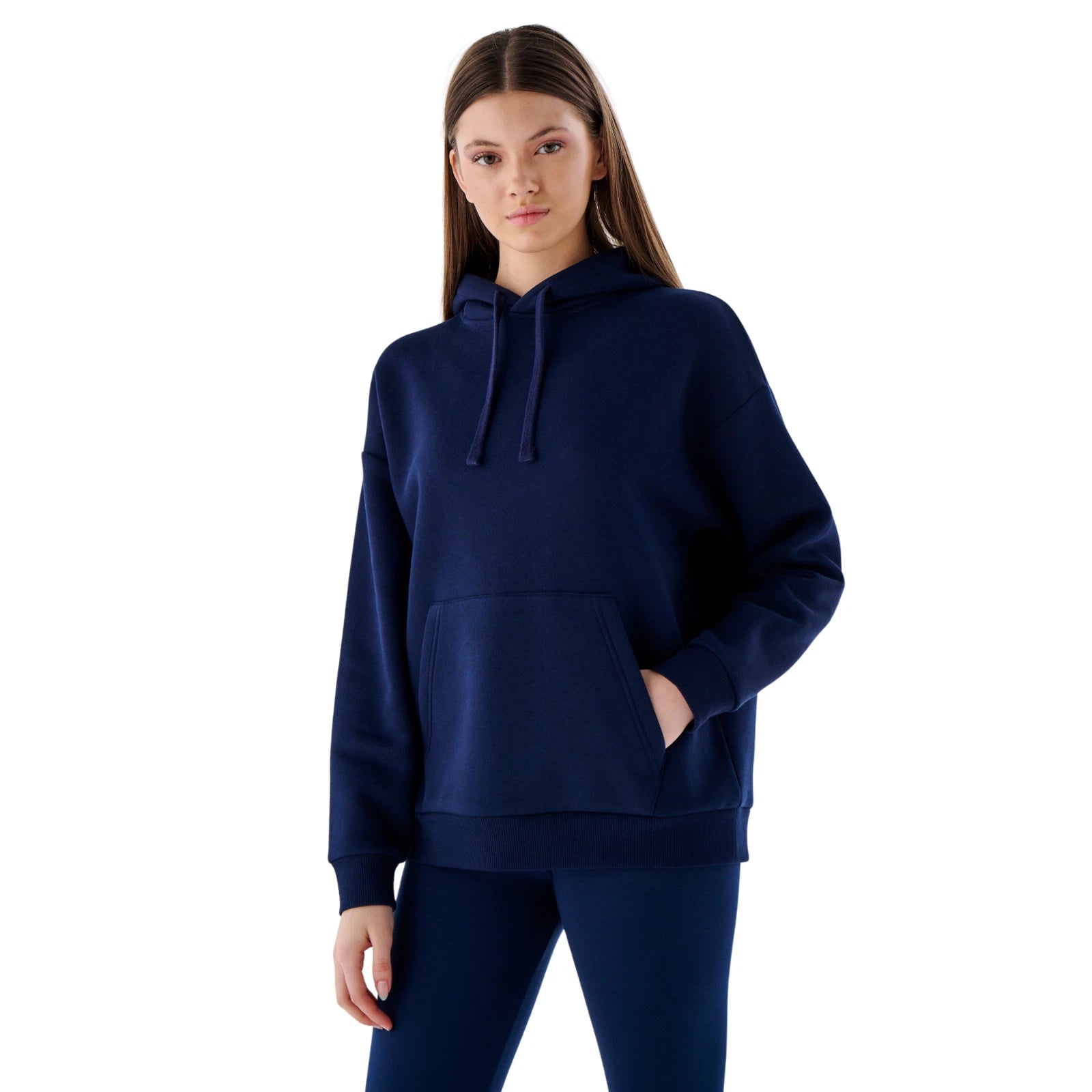 Damen Heavyweight Hoodie aus Baumwollmix mit Kapuze