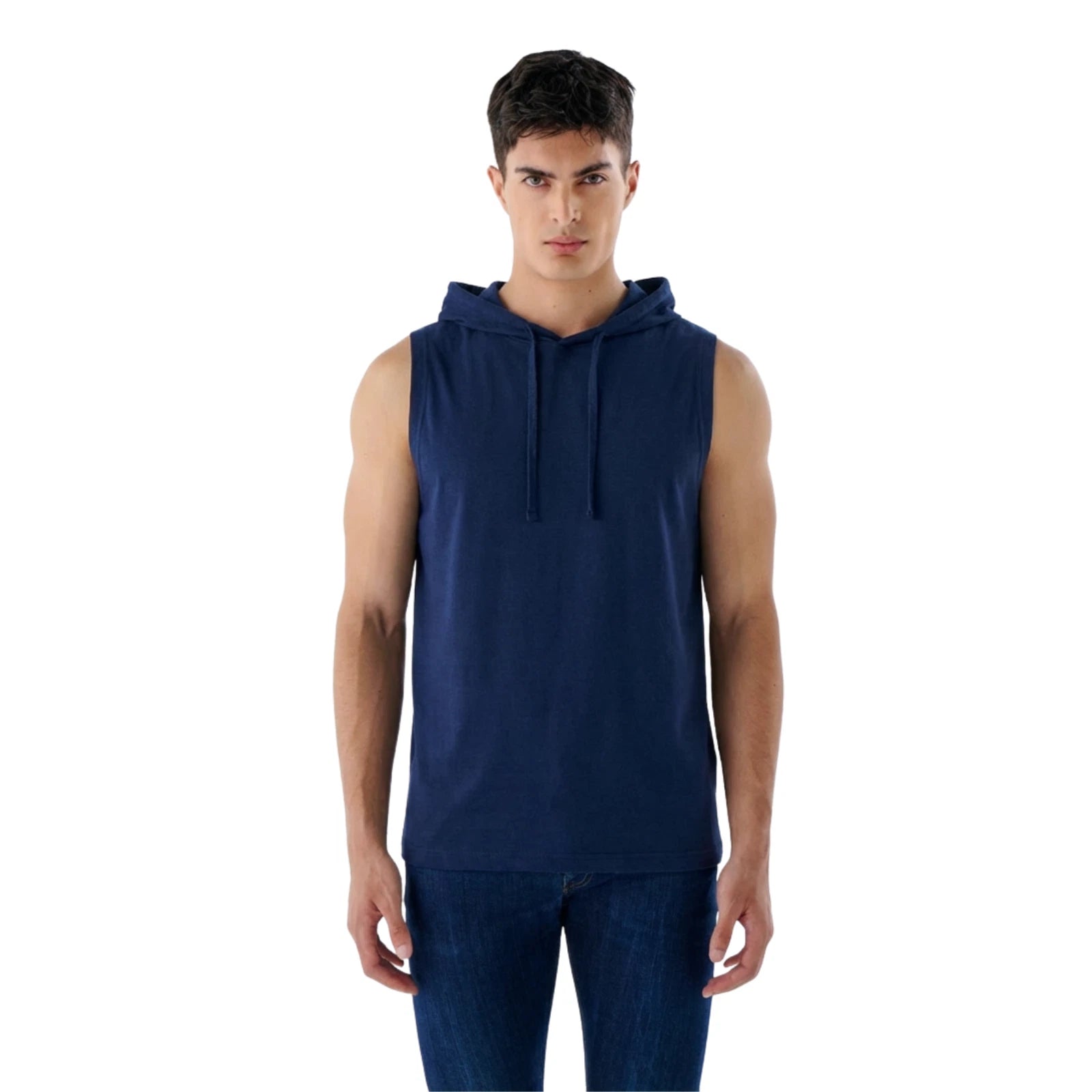 Herren Muskel Hoodie ärmellos – Gym Tanktop