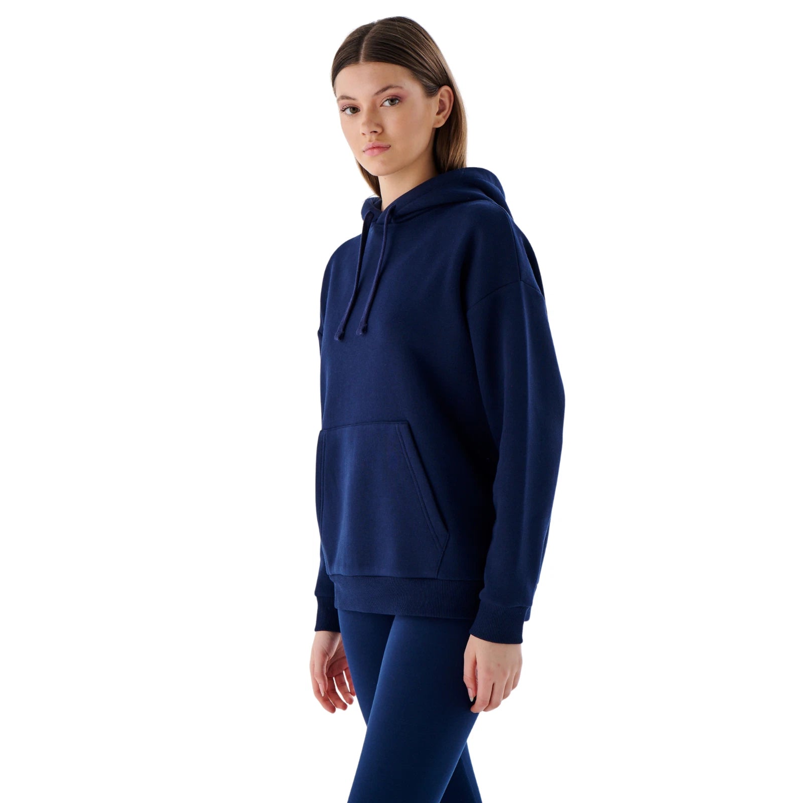 Damen Heavyweight Hoodie aus Baumwollmix mit Kapuze