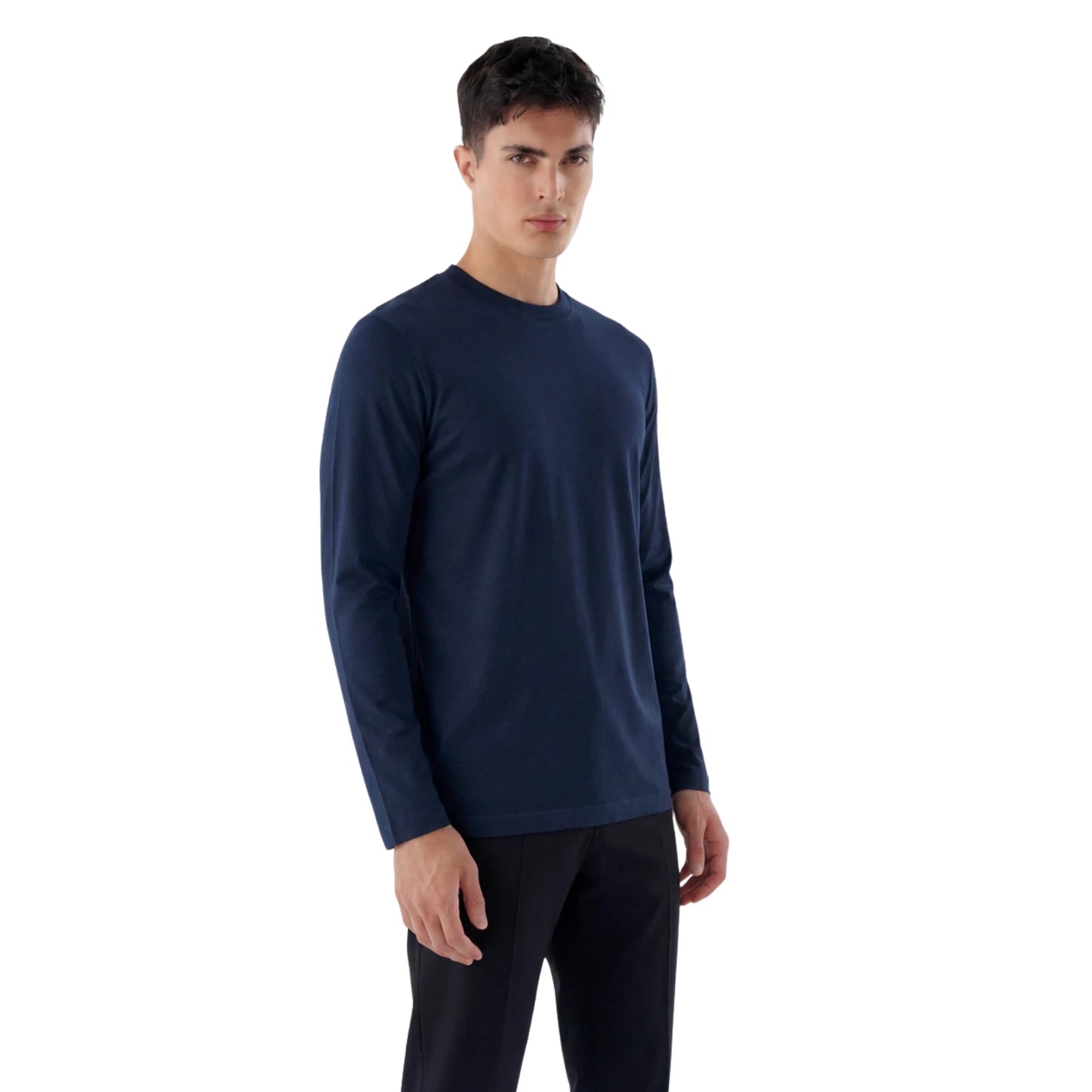 Herren Slim Fit Longsleeve aus Baumwollmix