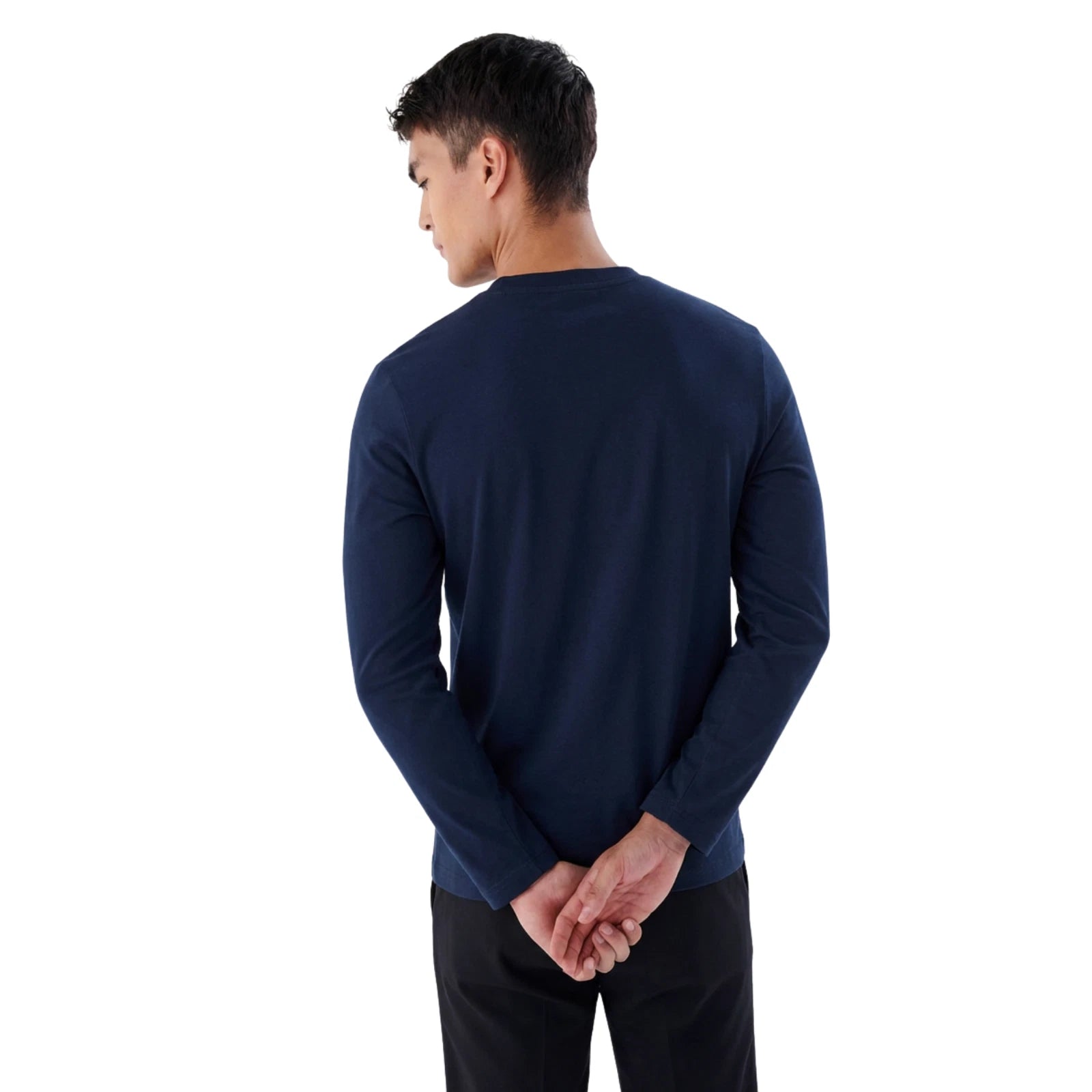 Herren Slim Fit Longsleeve aus Baumwollmix