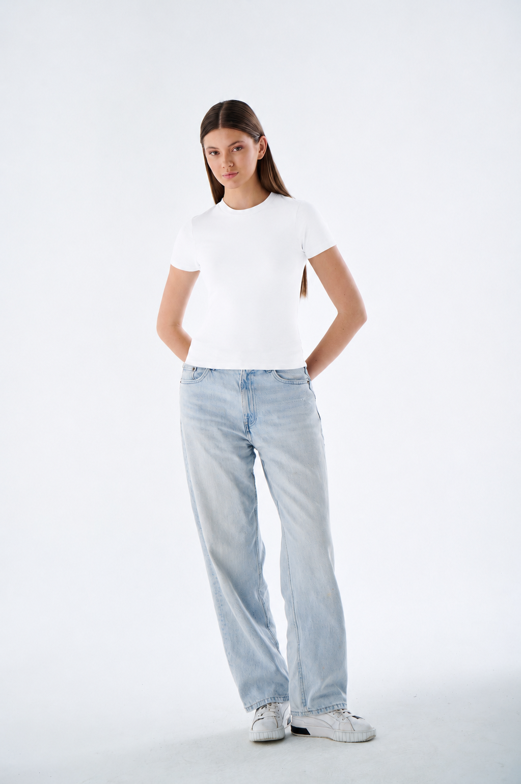 Damen Rundhals T-Shirt