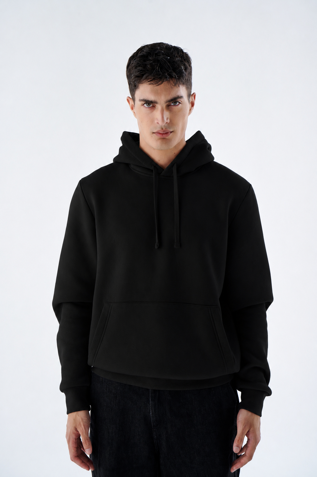 Herren Heavyweight Hoodie aus Baumwollmix mit Kapuze