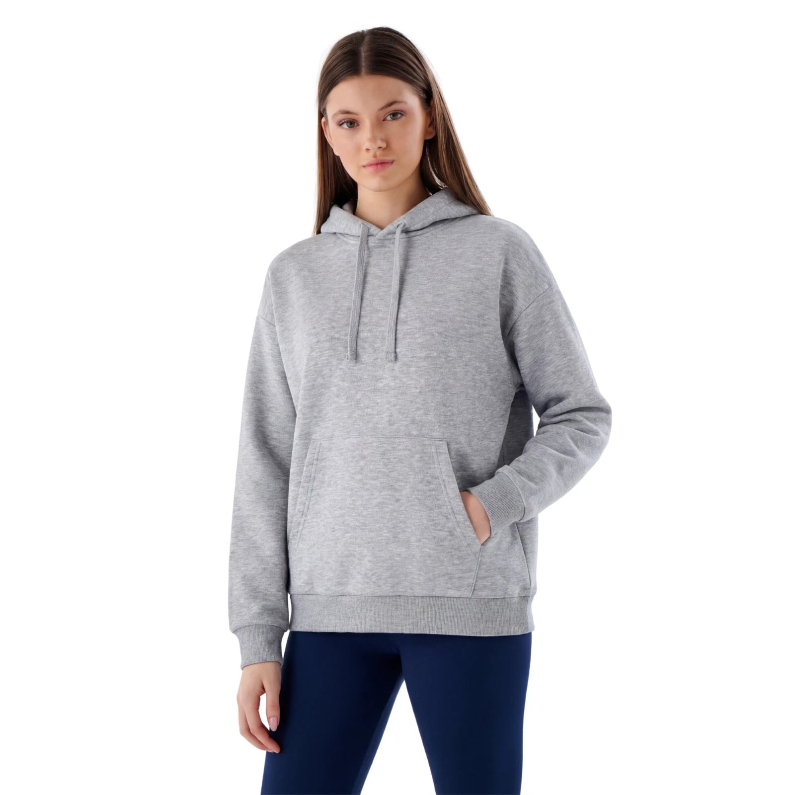 Damen Heavyweight Hoodie aus Baumwollmix mit Kapuze
