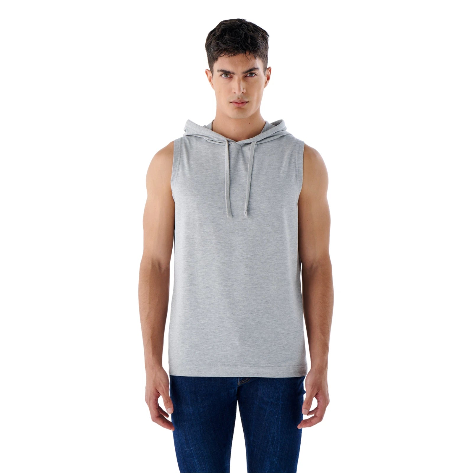 Herren Muskel Hoodie ärmellos – Gym Tanktop