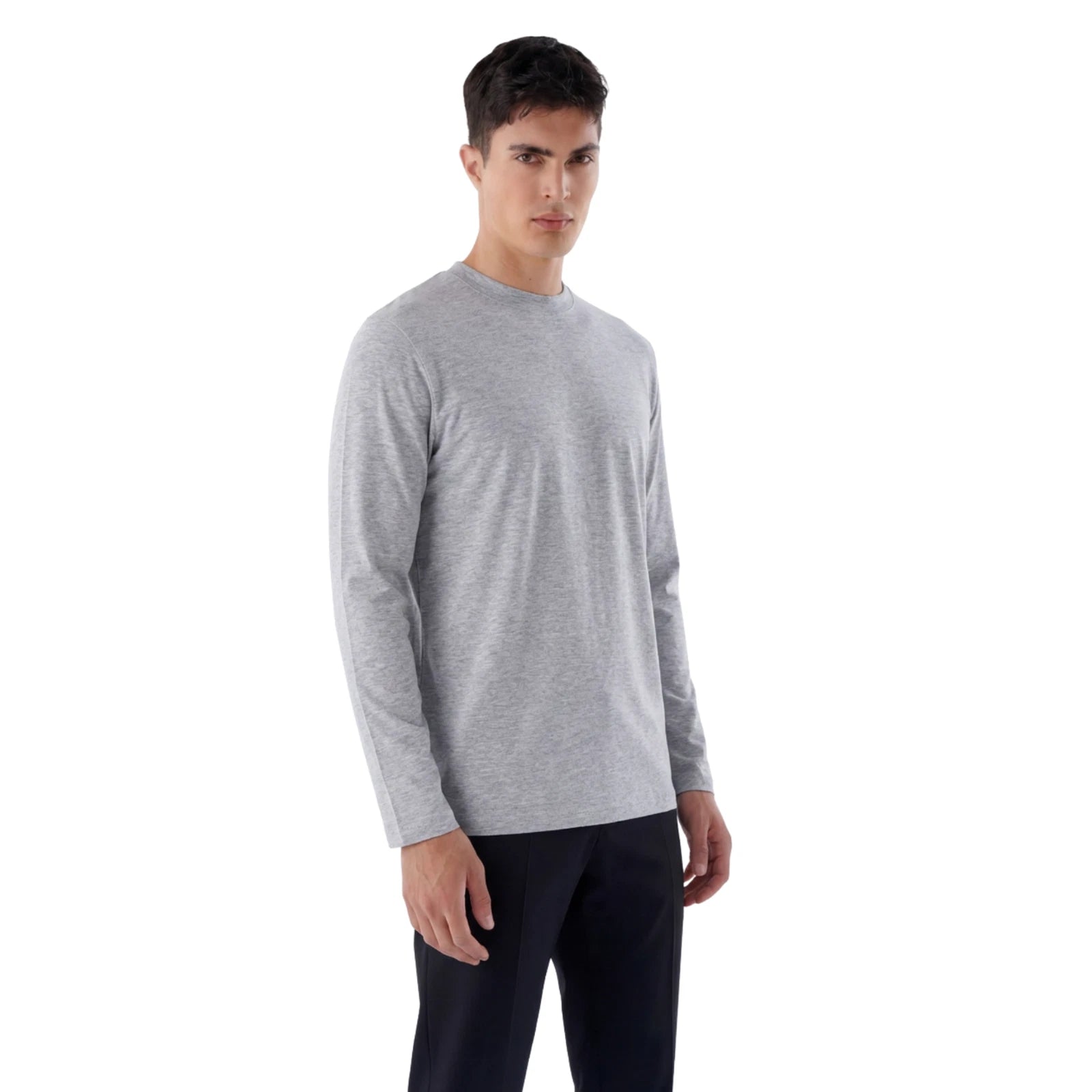Herren Slim Fit Longsleeve aus Baumwollmix