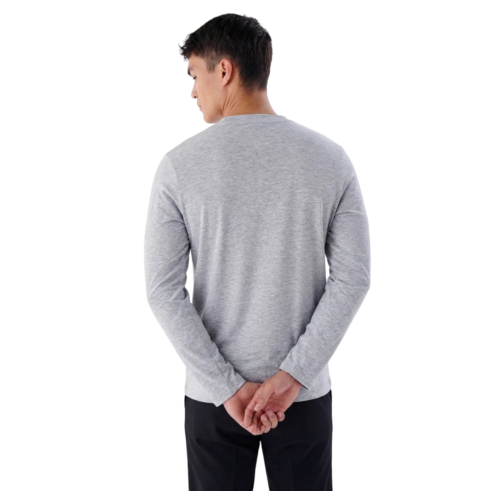 Herren Slim Fit Longsleeve aus Baumwollmix