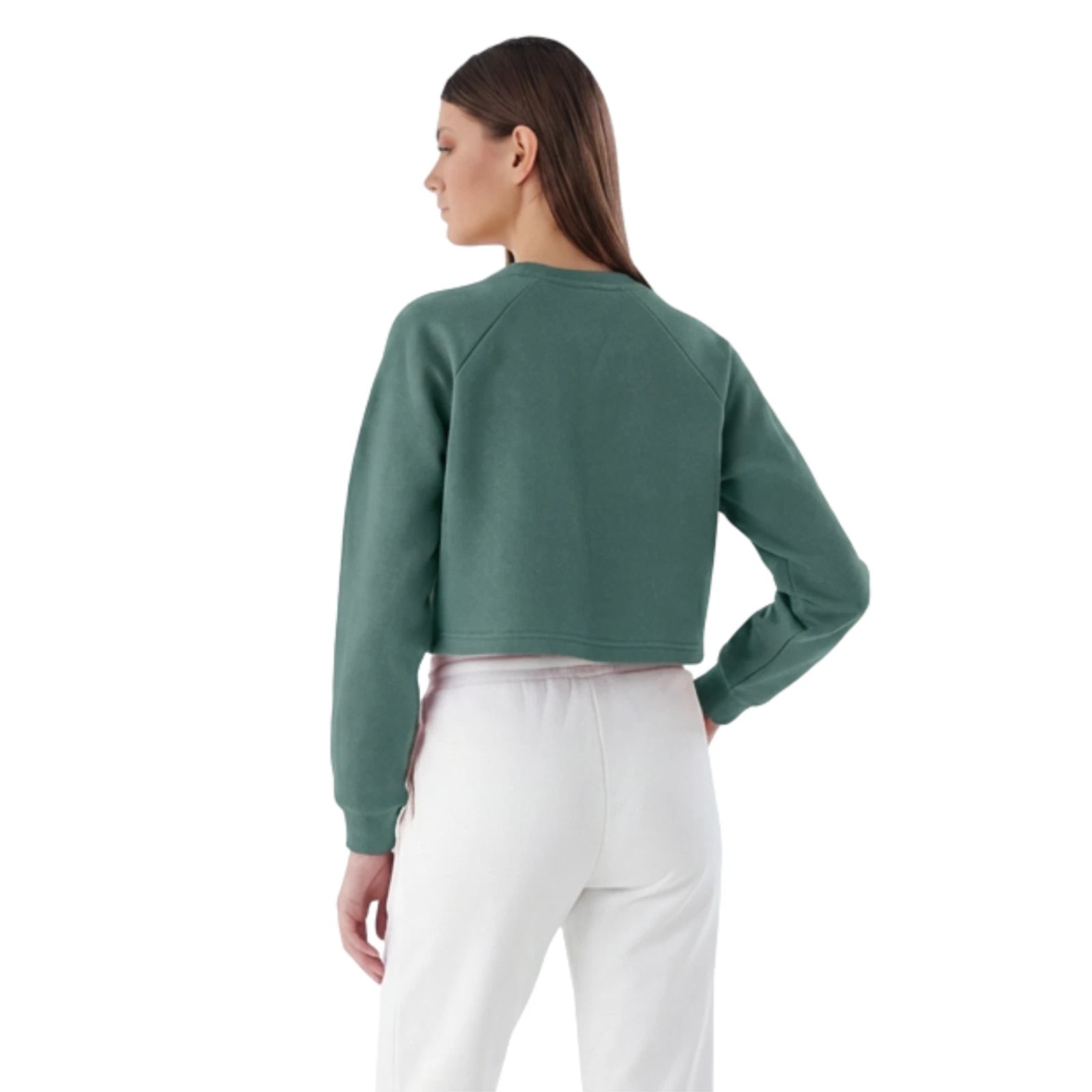 Damen Heavyweight Crop Sweatshirt aus Baumwollmix