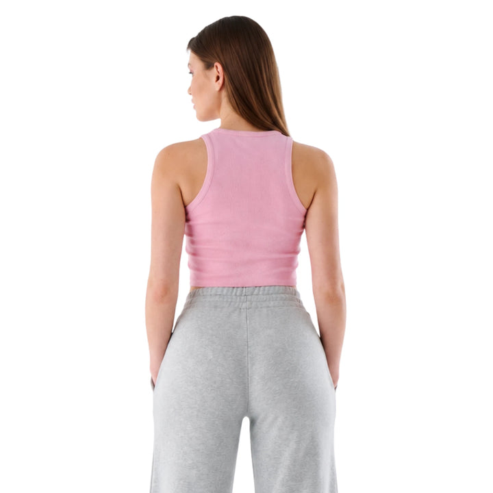 Luvigance Damen Tank Top - mit Rundhals figurbetontem Schnitt in Rippstrick