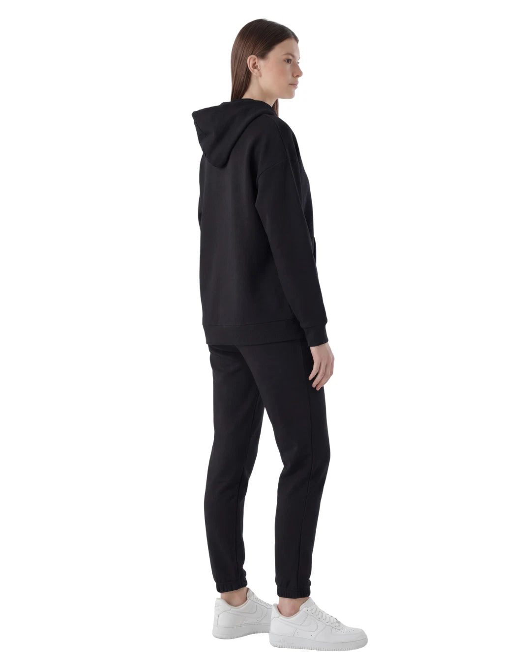 Damen Jogginganzug Set – Hoodie & Jogginghose aus Baumwollmix