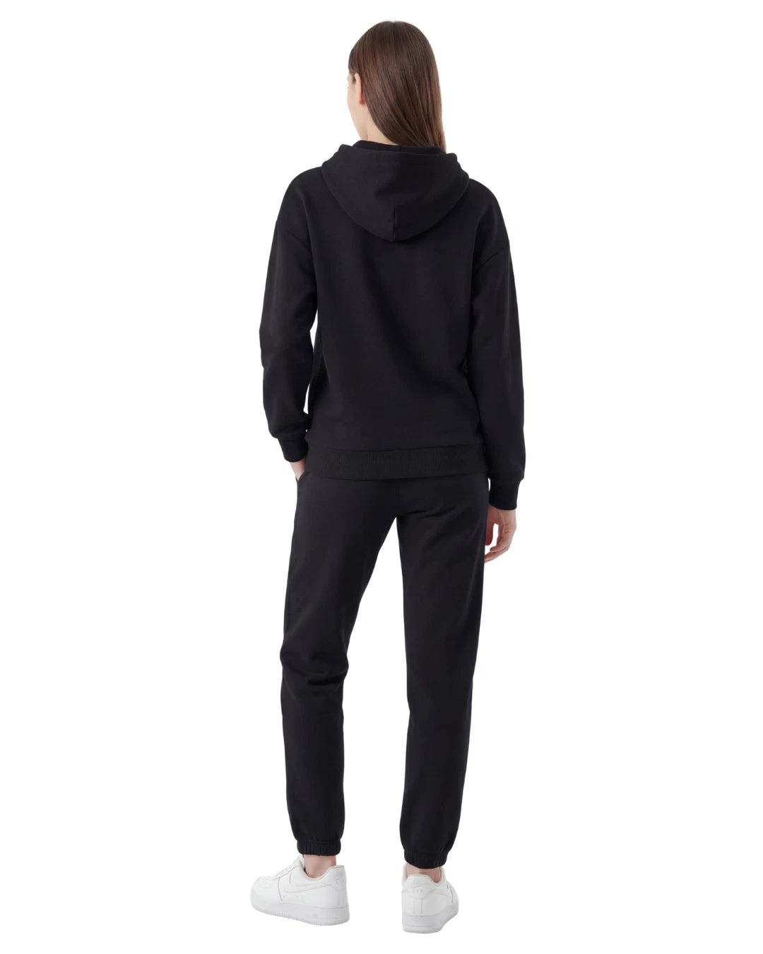Damen Jogginganzug Set – Hoodie & Jogginghose aus Baumwollmix