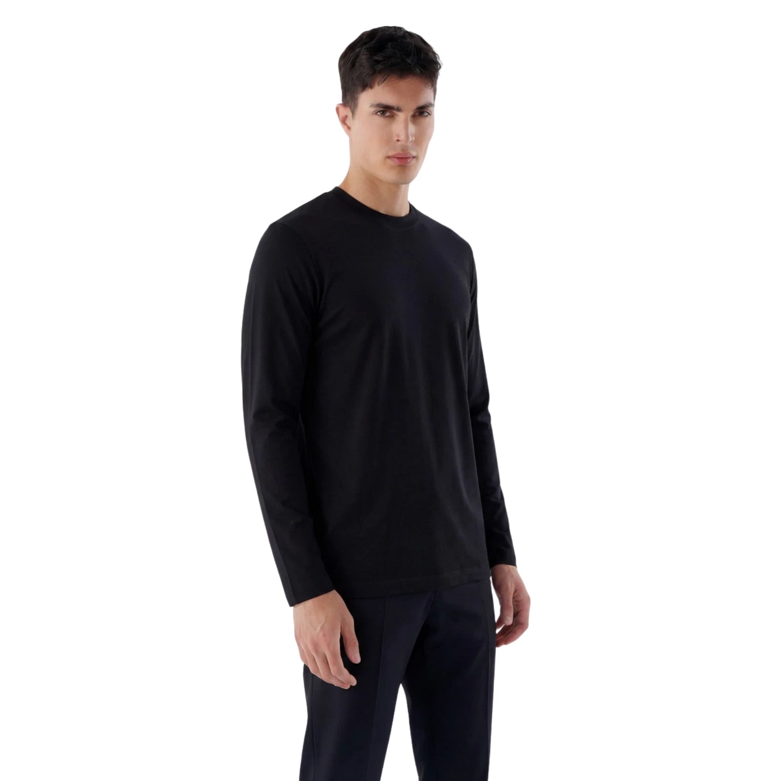 Herren Slim Fit Longsleeve aus Baumwollmix